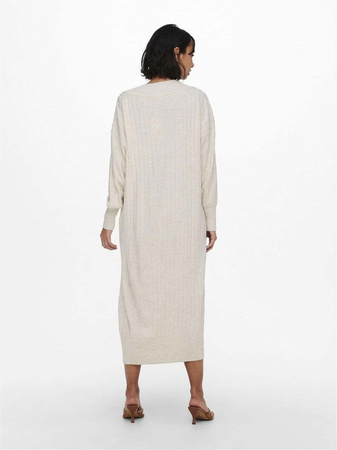 ONLY Female Strickkleid Onlnew Langes Kleid XS Pumice Stone 1, XS Pumice Stone 1