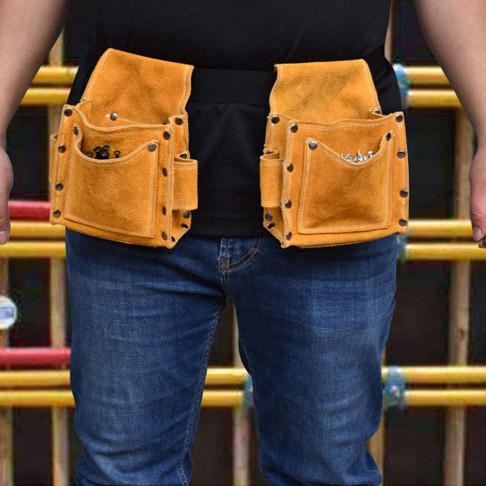 Annadue Werkzeuggürteltasche, Werkzeugtasche für die Holzbearbeitung, Dicke, verschleissfeste Nagelt