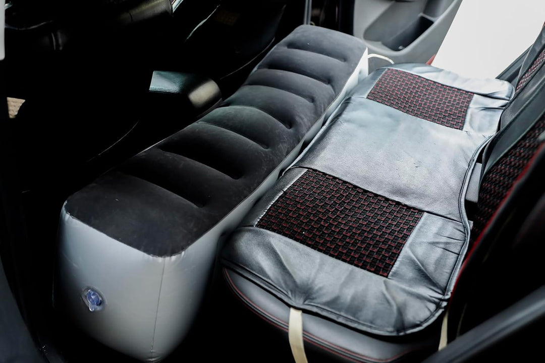 Icelus Auto Matratze Luftmatratze aufblasbar,130 * 27 * 37 cm Rücksitz Lücke Pad Luftbett Kissen, Au