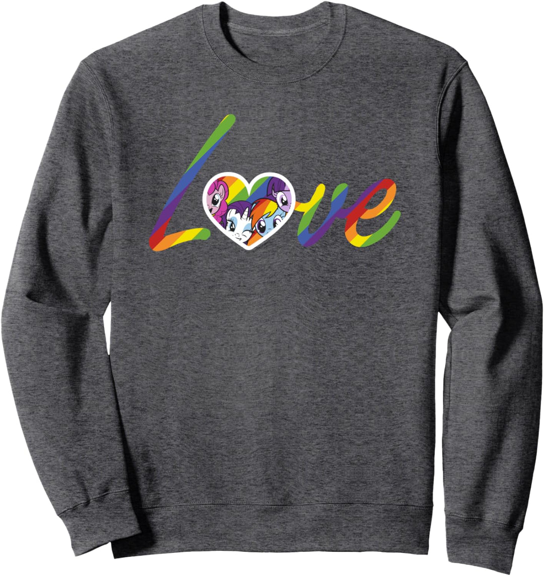 My Little Pony: Friendship Is Magic Rainbow Cursive Love Sweatshirt