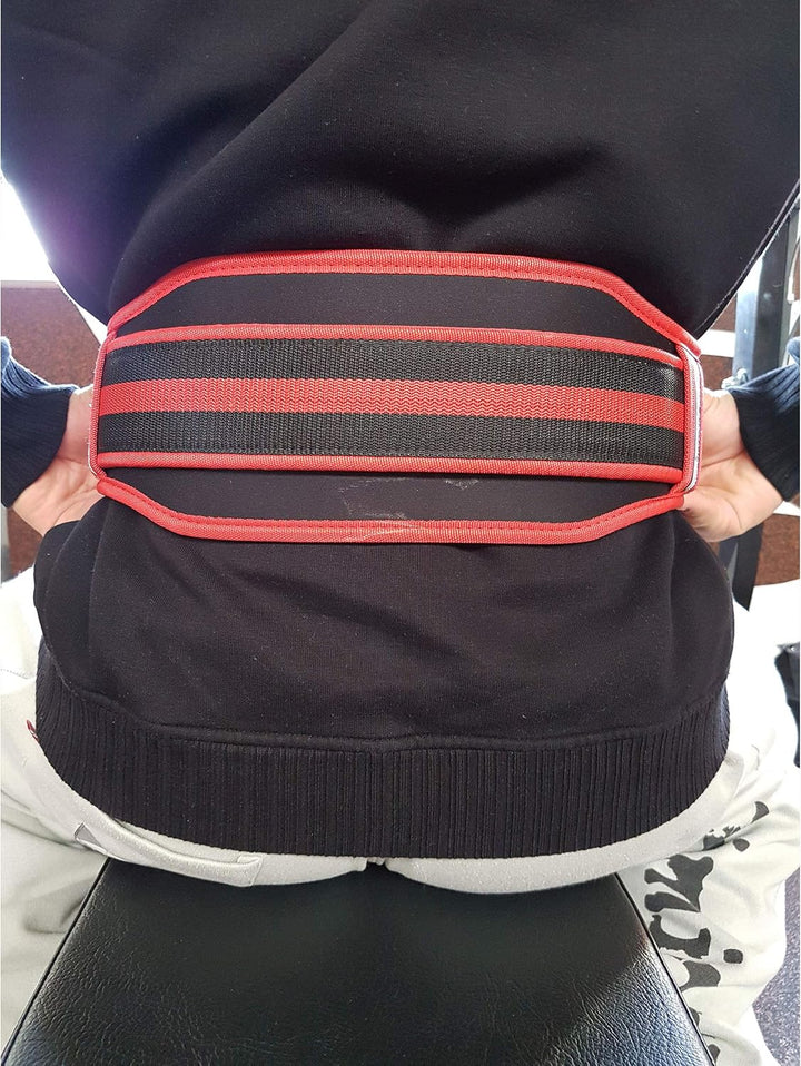 Brachial Gürtel "Lift" rot/schwarz - Trainingsgürtel für Fitness und Bodybuilding Rot / Schwarz L, R