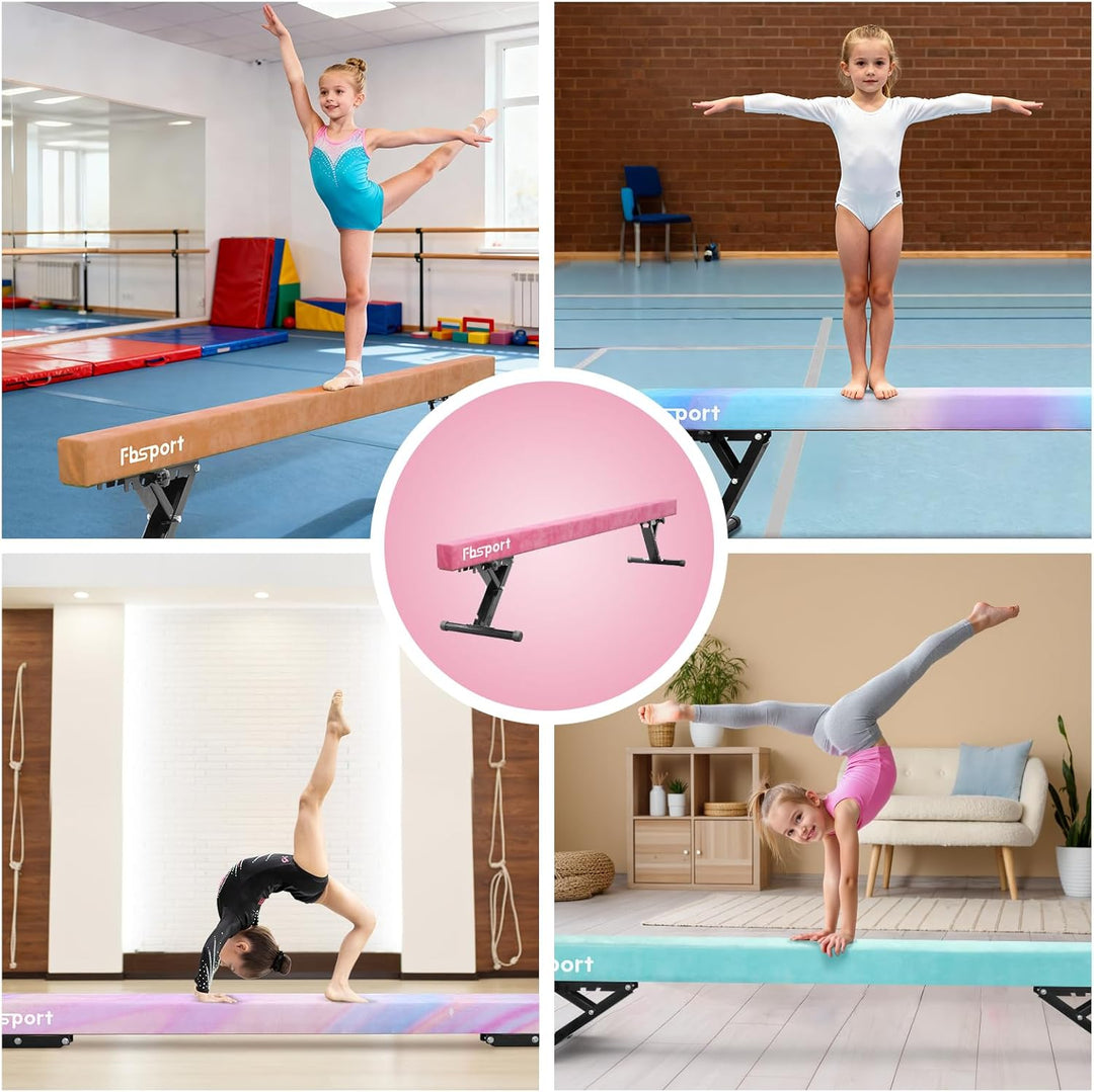 FBSPORT schwebebalken Kinder schwebebalken für zuhause schwebebalken höhenverstellbar Gymnastik Bala