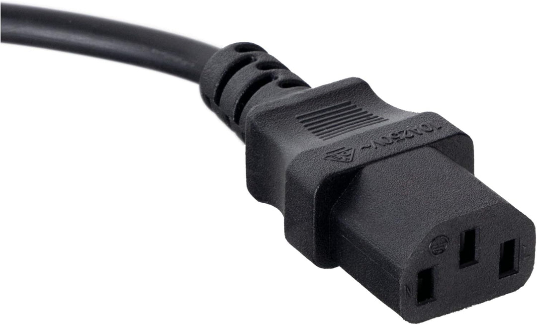 Pronomic EUIEC-3 Kaltgeräte Netzkabel 3x Set - C13-3m lange Kabel für Bühne, Studio, Audio, Computer