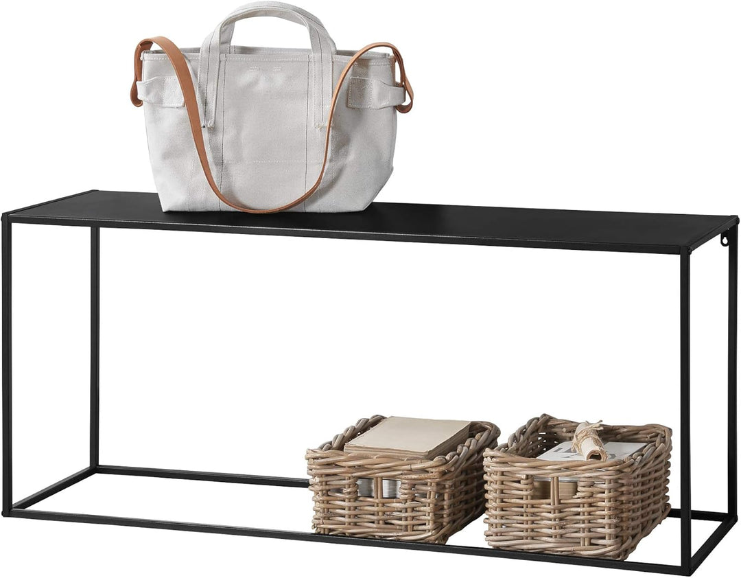 [en.casa] Couchtisch Alboraya Beistelltisch 50x115x32 cm Wohnzimmertisch Industrie-Design Metall Sch
