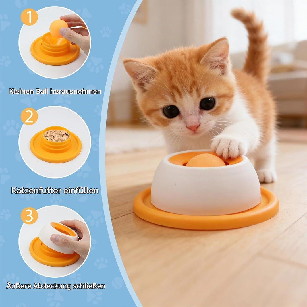 2 Stück Schleckball Hund, Smoothie Dog Schleckball für Hunde, Lick Sphere Bowl, Leckkugel Schleckspi