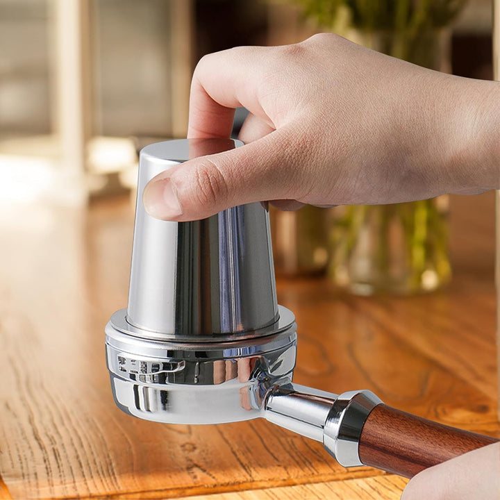 54mm Dosierbecher, Barista Zubehör Coffee Dosing Cup aus Edelstahl, Siebträger Zubehör Kaffee Dosier