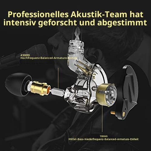 CCA KZ ZSN Pro X In Ear Kopfhörer 1BA 1DD Stereo Earbuds Kopfhörer HiFi Sport Gaming 3.5 mm Wagenheb