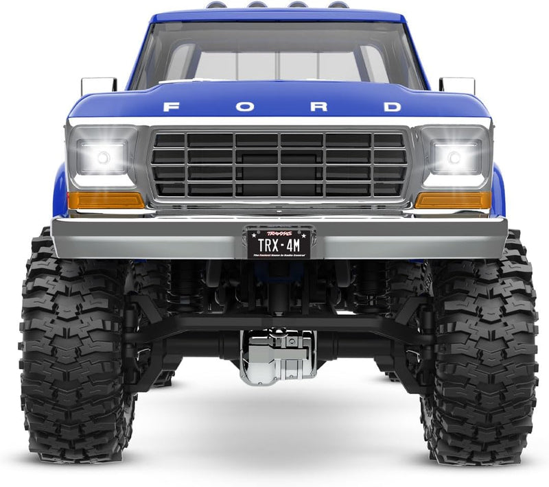 TRAXXAS TRX-4M Ford F150 blau 4x4 Lifted 1/18 Crawler RTR Brushed, mit Akku und USB Ladegerät