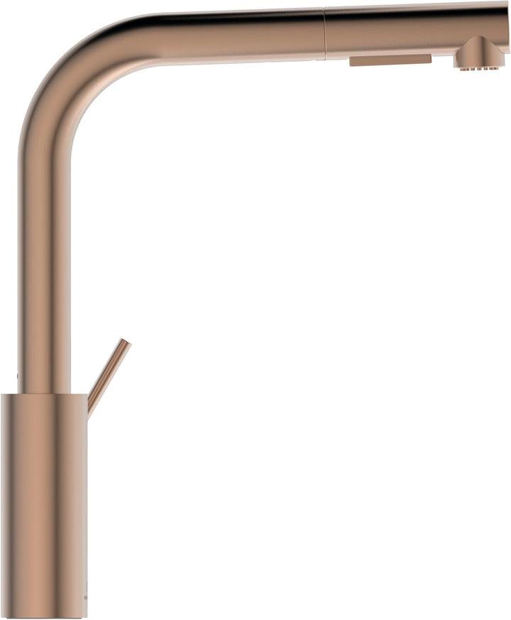 Ideal Standard – Gusto Küchenarmatur, Hoher L-Auslauf mit zylindrischem Querschnitt, mit 2-Funktions