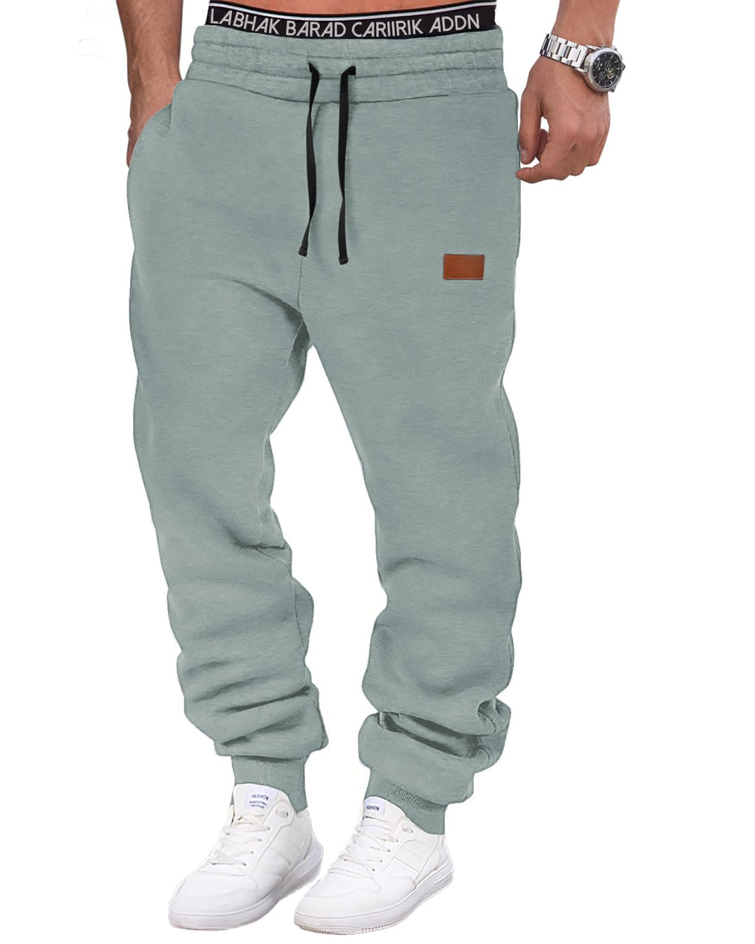HMIYA Jogginghose Herren Baumwolle Trainingshose Sporthose Freizeithose Lang Hosen Klassische Sweath
