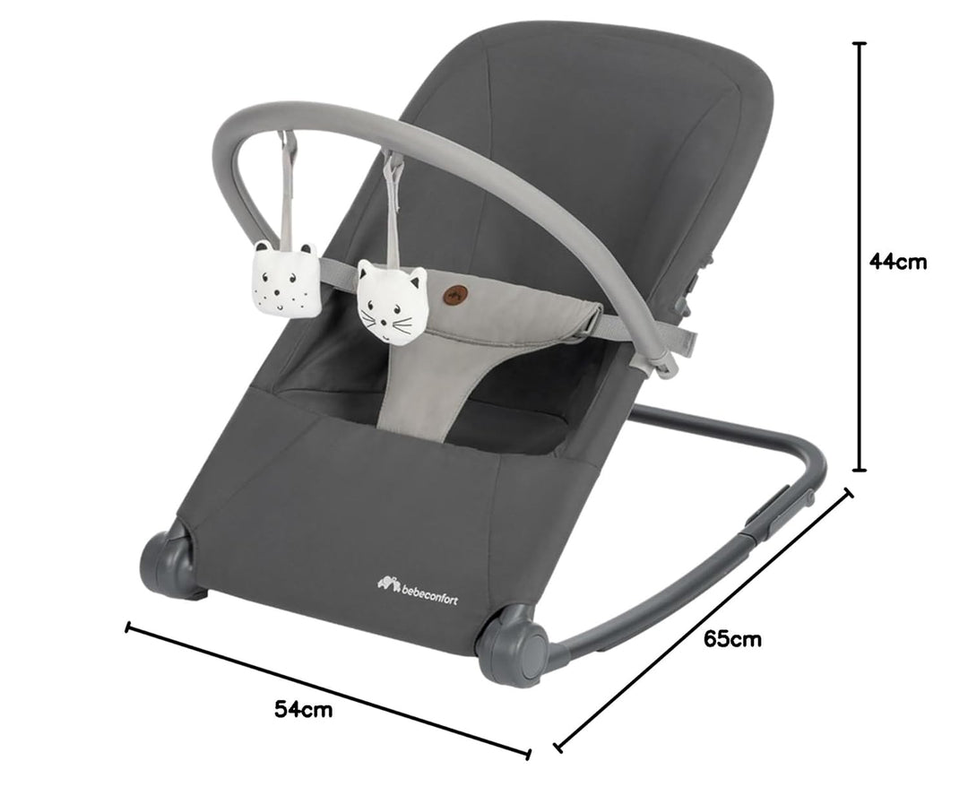 Bebeconfort Aster, Babywippe, 0–2 Jahre, Leichtgewicht (2,7 kg), ultra-kompakt zusammenklappbar, ver