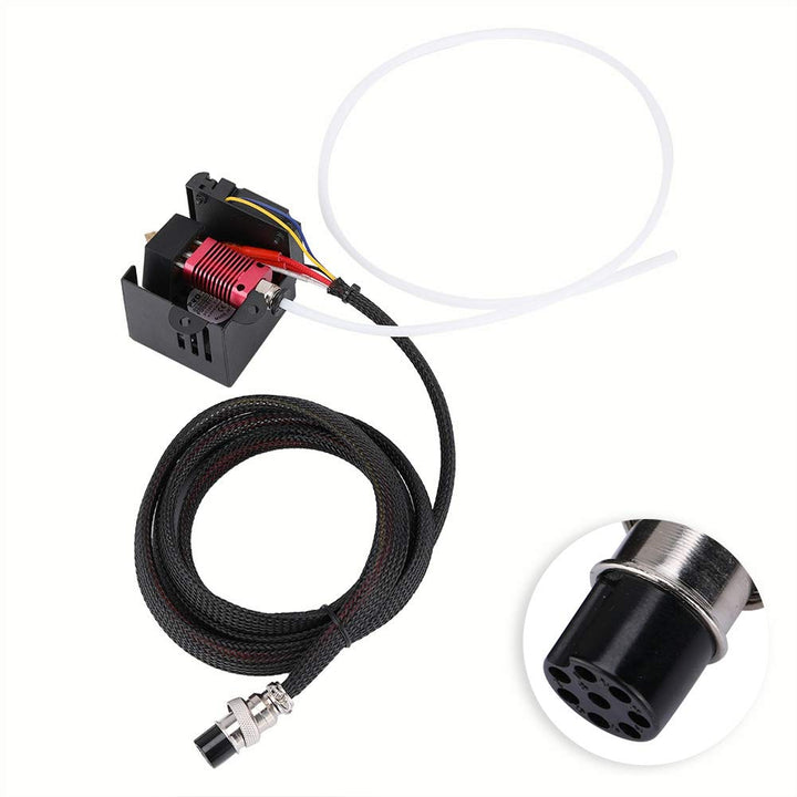 ASHATA 3D Drucker MK8 Extruder Kit, Edelstahl J-Kopf MK8 Extruder Hot End+Sprühdüsen Kit,Geeignet fü