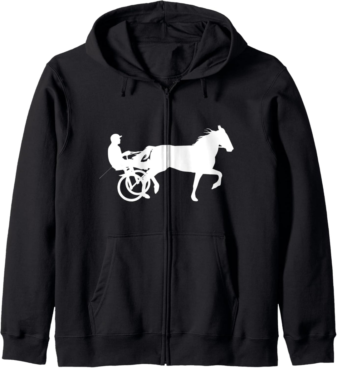 Trabrennsport Trabrennen Pferde Pferdesport Traber Fun Sport Kapuzenjacke