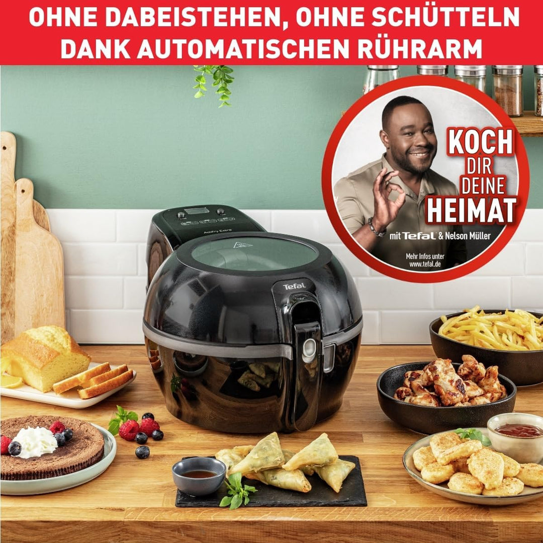 Tefal FZ7228 ActiFry Extra Heissluftfritteuse | AirFryer mit Rührarm, kein Schütteln | 1550 W | 1,2