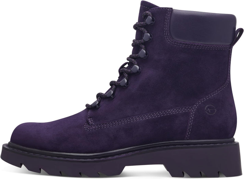 Tamaris Damen Klassische Stiefel, Frauen Stiefel,TOUCHit-Fussbett 38 EU Lila Purple, 38 EU Lila Purp