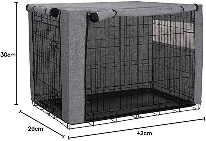 chengsan Hundekäfigabdeckung, Hundekaefig Abdeckung, Hundebox Abdeckung, langlebig, Winddicht, Abdec