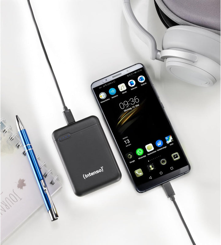 Intenso Powerbank XS 5000, externes Ladegerät (5000mAh, geeignet für Smartphone/Tablet PC/MP3 Player