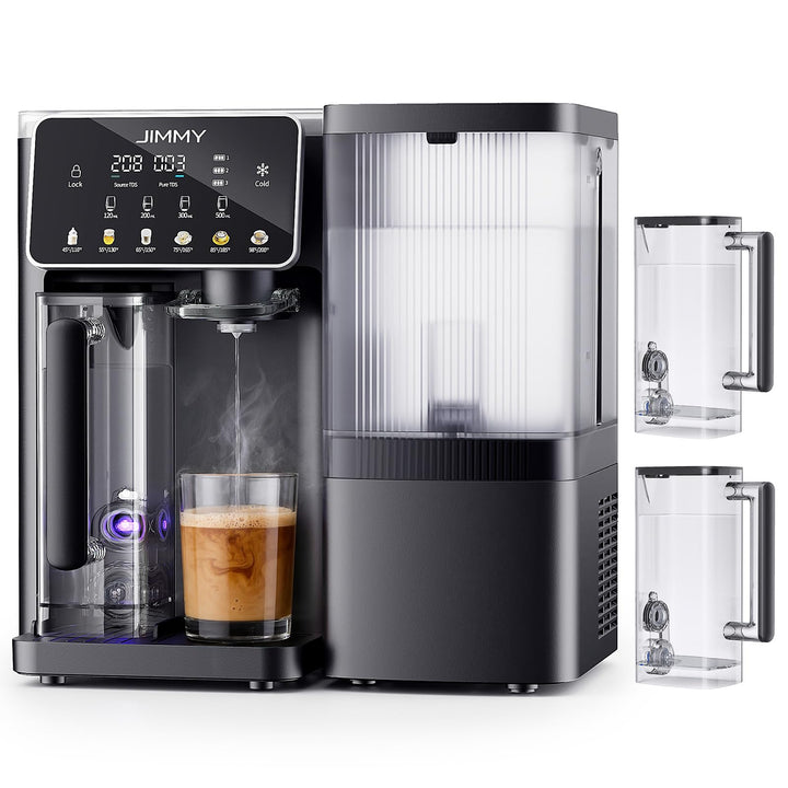 Jimmy R9 Pro Osmoseanlage Trinkwasser Auftisch, Umkehrosmoseanlage Wasserfilter, mit Heisswasserspen