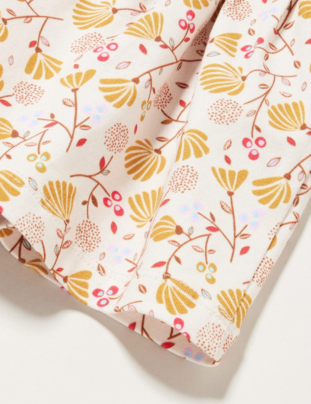 NOA NOA MINIATURE Baby-Mädchen Kittynnm Dress 62 Print Offwhite/Yellow, 62 Print Offwhite/Yellow