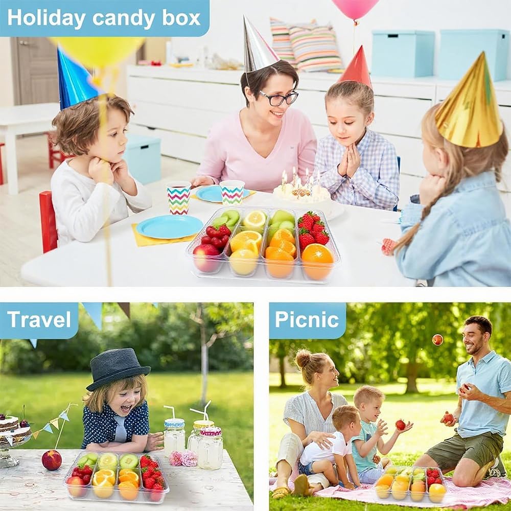 Camping Geschirr Set,Plastikgeschirr mit Edelstahl Campingbesteck,Unzerbrechliches Geschirr Set,Leic