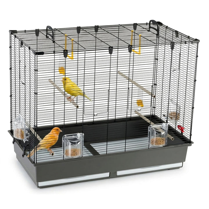 Ferplast Vogelheim für Kanarienvögel, Sittiche und kleine Exoten, Masse: 87 x 46,5 x 70 cm,