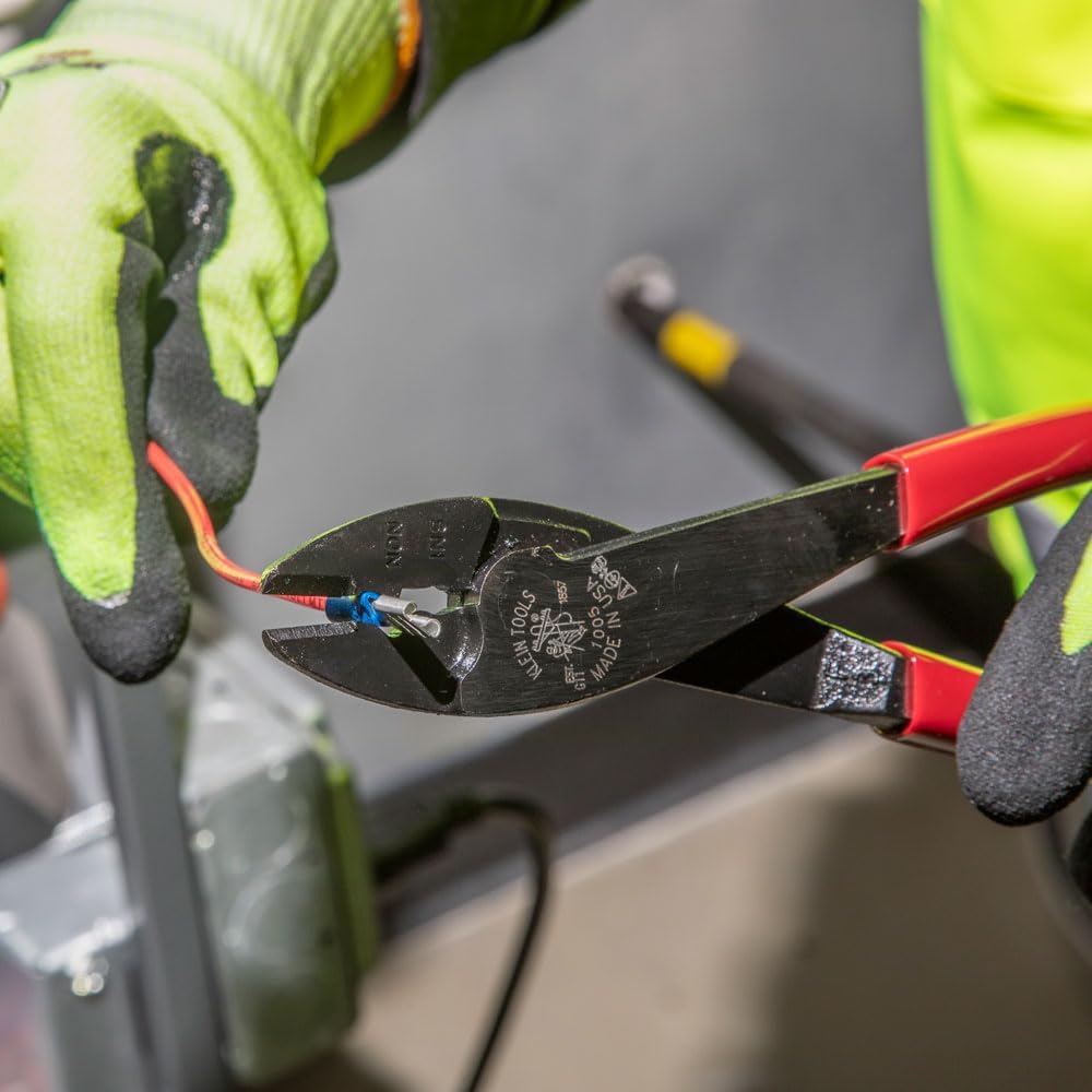 Crimp- und Schneidwerkzeug für isolierte und nicht isolierte Terminals, 9-3/4 Zoll Klein Tools 1005