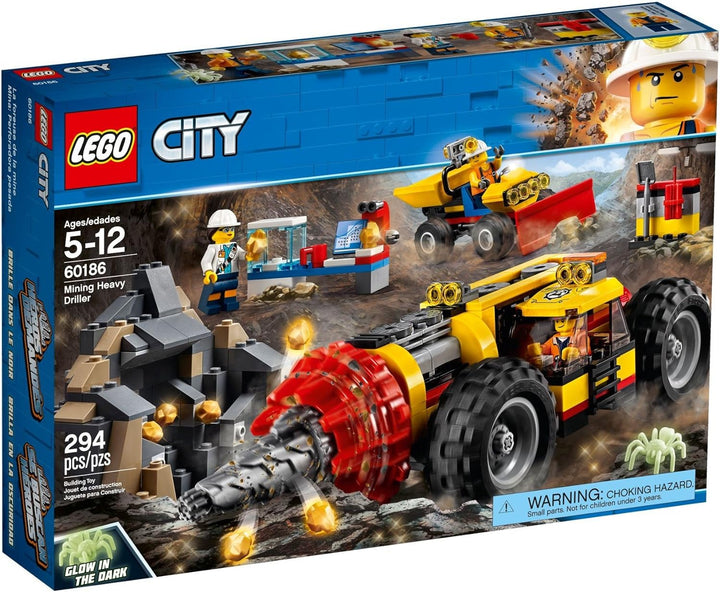 LEGO 60186 City Mining Schweres Bohrgerät für den Bergbau Single, Single