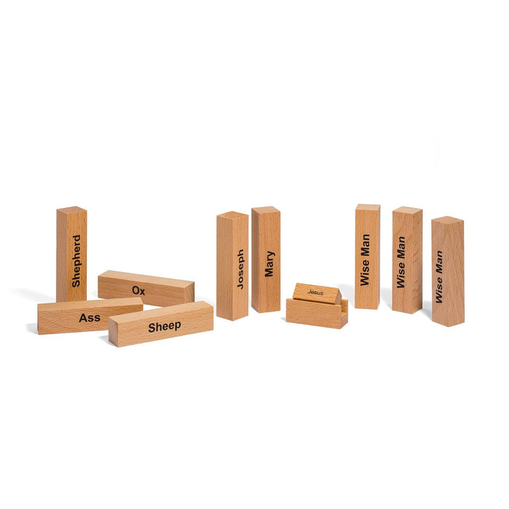 corpus delicti : Minimal Nativity Set - puristische Krippe aus Holz (englisch), Englisch