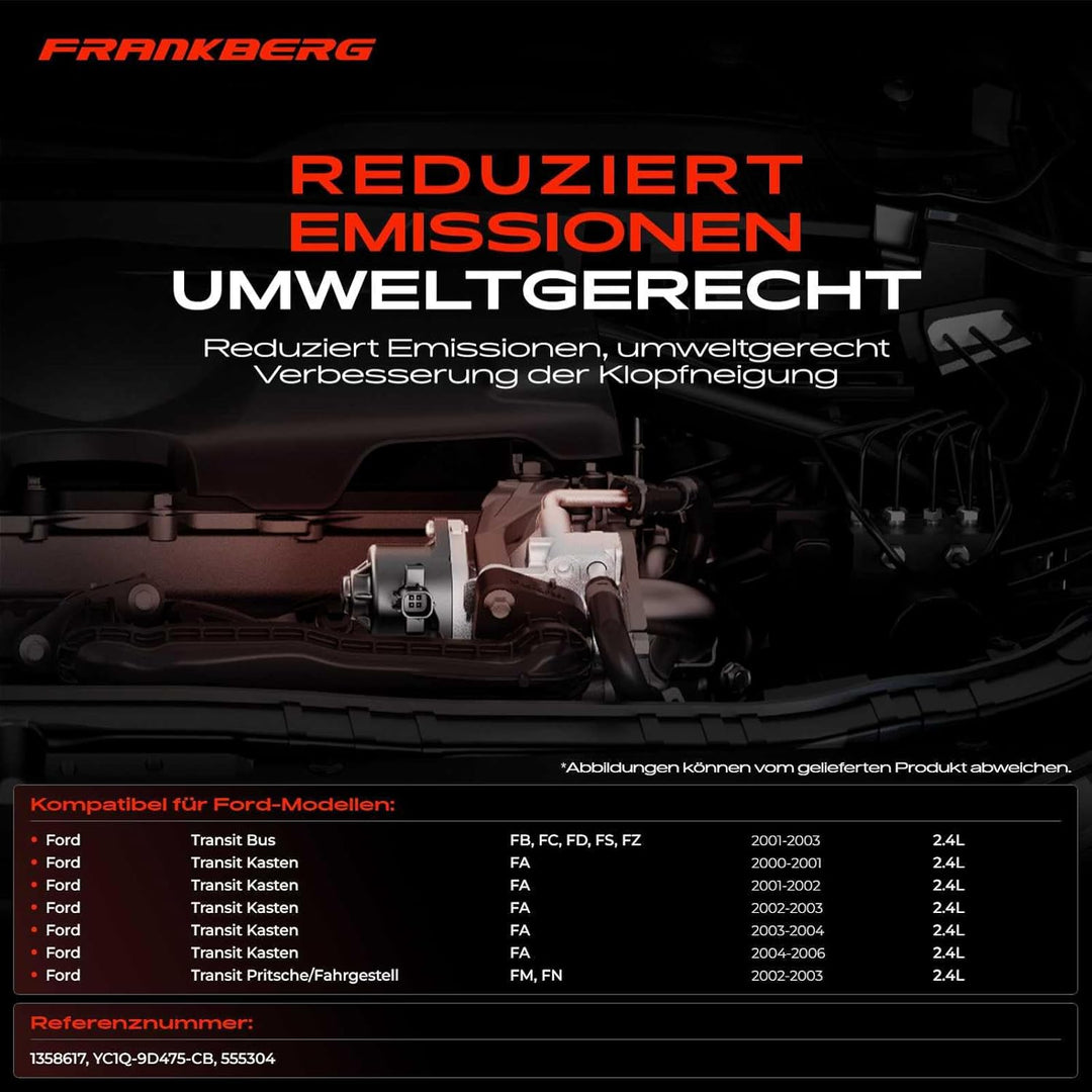 AGR-Ventil Abgasrückführungsventil für Transit FA FB FC FD FM FN FS FZ 2.4L Diesel 2000-2003 555304
