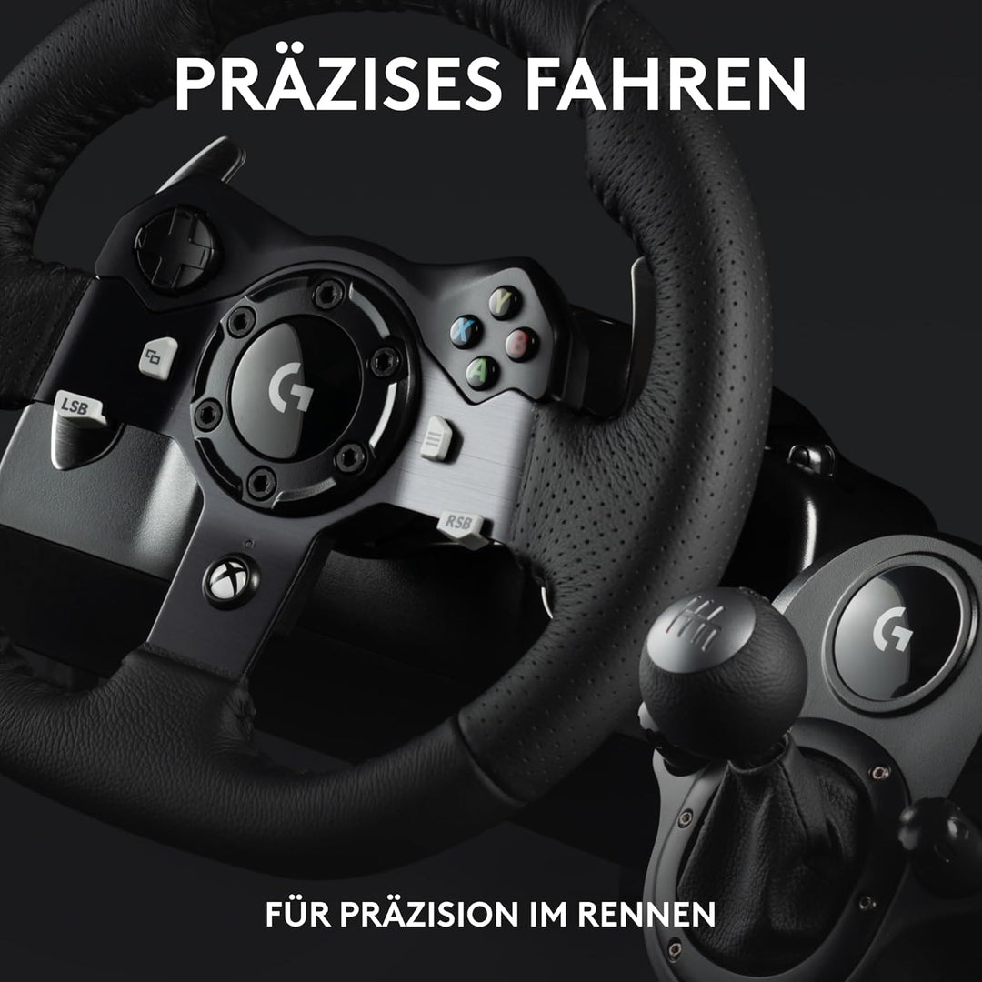 Logitech G920 Racing Lenkrad + Logitech Driving Force Shifter Schalthebel für G920 und G29 G29 | G92