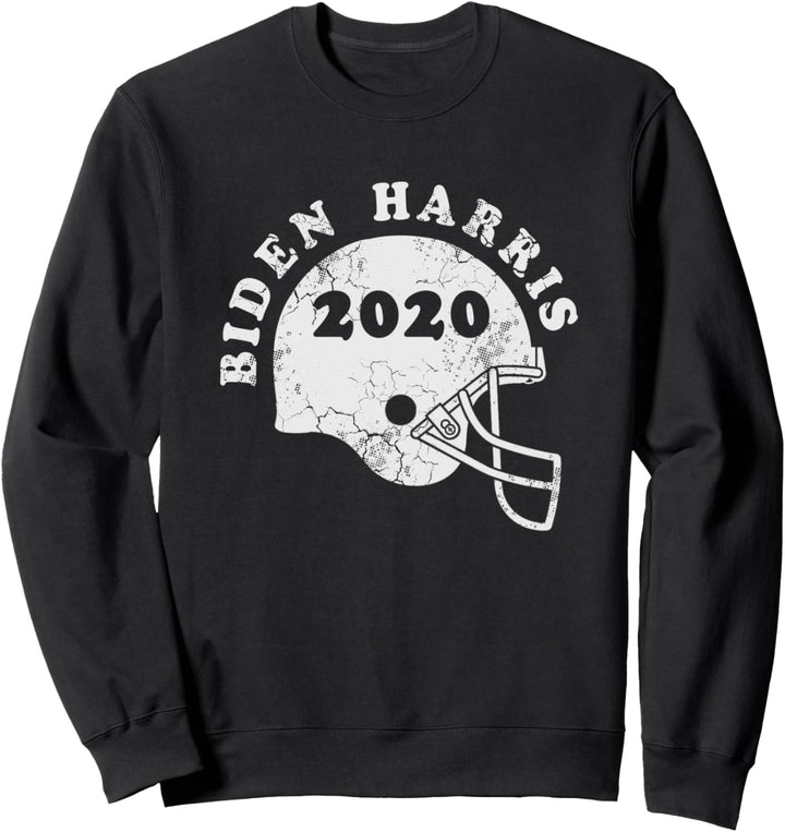 Joe Biden Kamala Harris 2020 Football Helmet Retro Democrat Sweatshirt