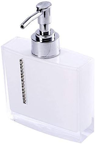 5-Stück Erstklassig Badezimmer Set (aus Hochwertige Acryl mit Diamanten) Bad Accessoire Set Lotion-F