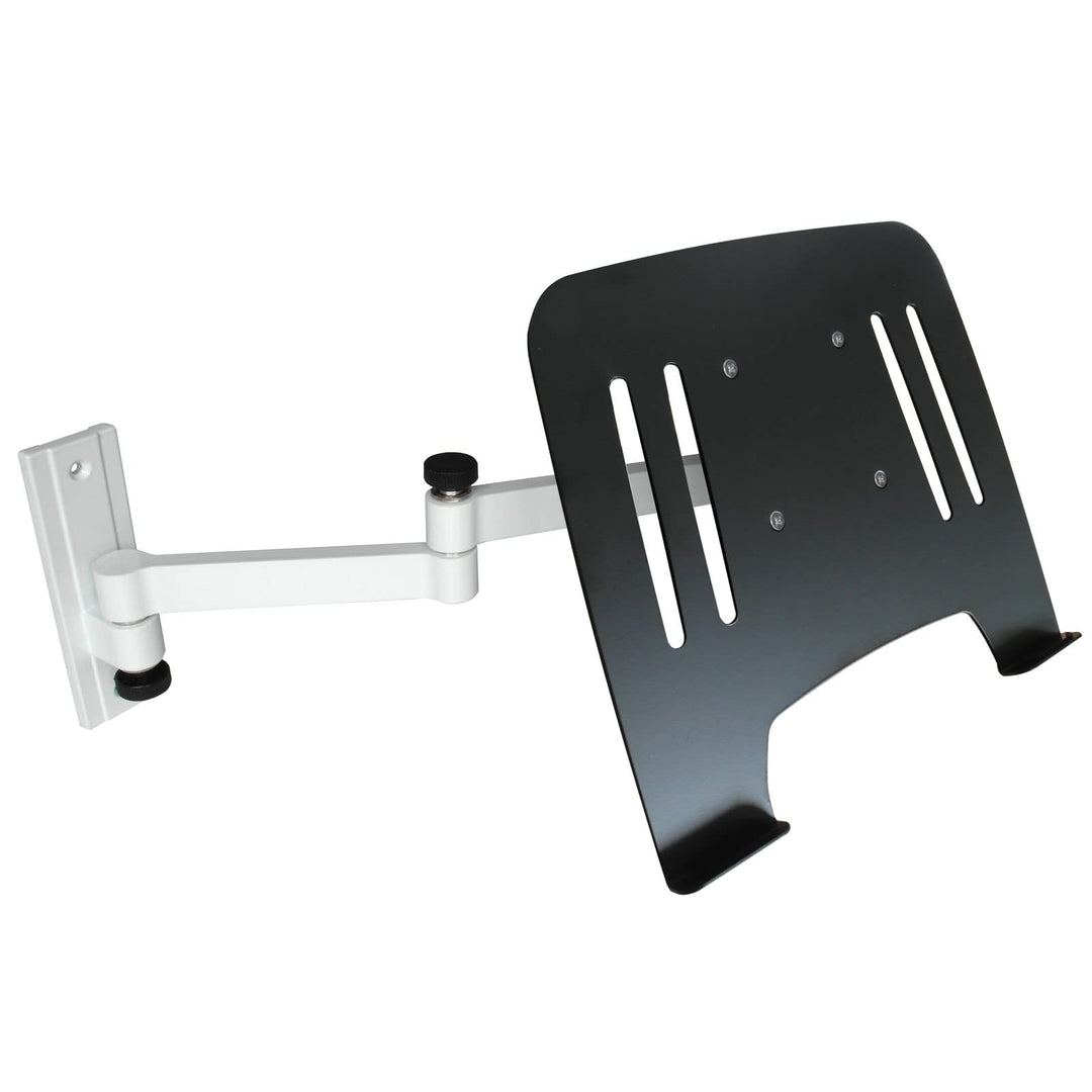 Drall Universal Wandhalterung Halterung für Laptop Netbook Tablet PC - weiss - mit Notebook Adapterp