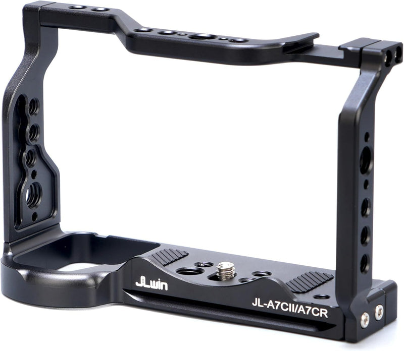 Hersmay Kamerakäfig für Sony a7cii /a7cr Kamera, Schnellwechselplatte für Arca-Swiss, 1/4„ & 3/8“ Sc