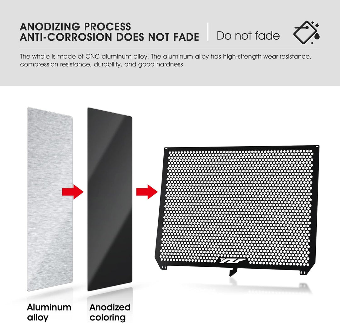 MOLONG Motorradzubehör Kühlerschutzgitter Schutzgitter für YZF R6 2017-2020