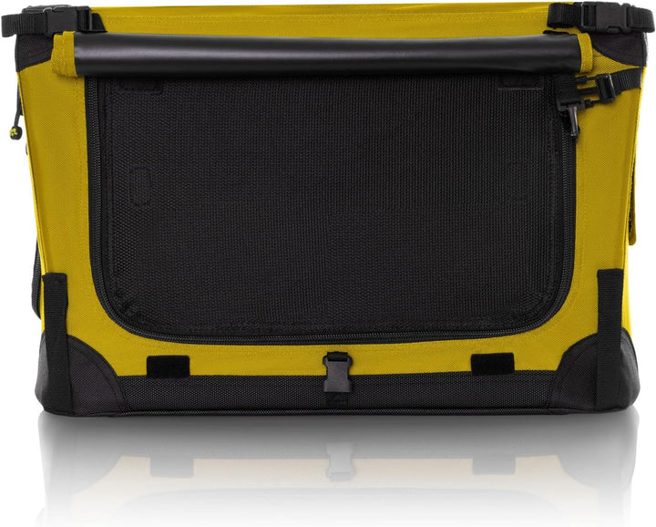 Maelson Soft Kennel Safran Gelb, 62 cm - Faltbare Hunde-Transportbox L 62 x B 41 x H 41 cm Safran Ge