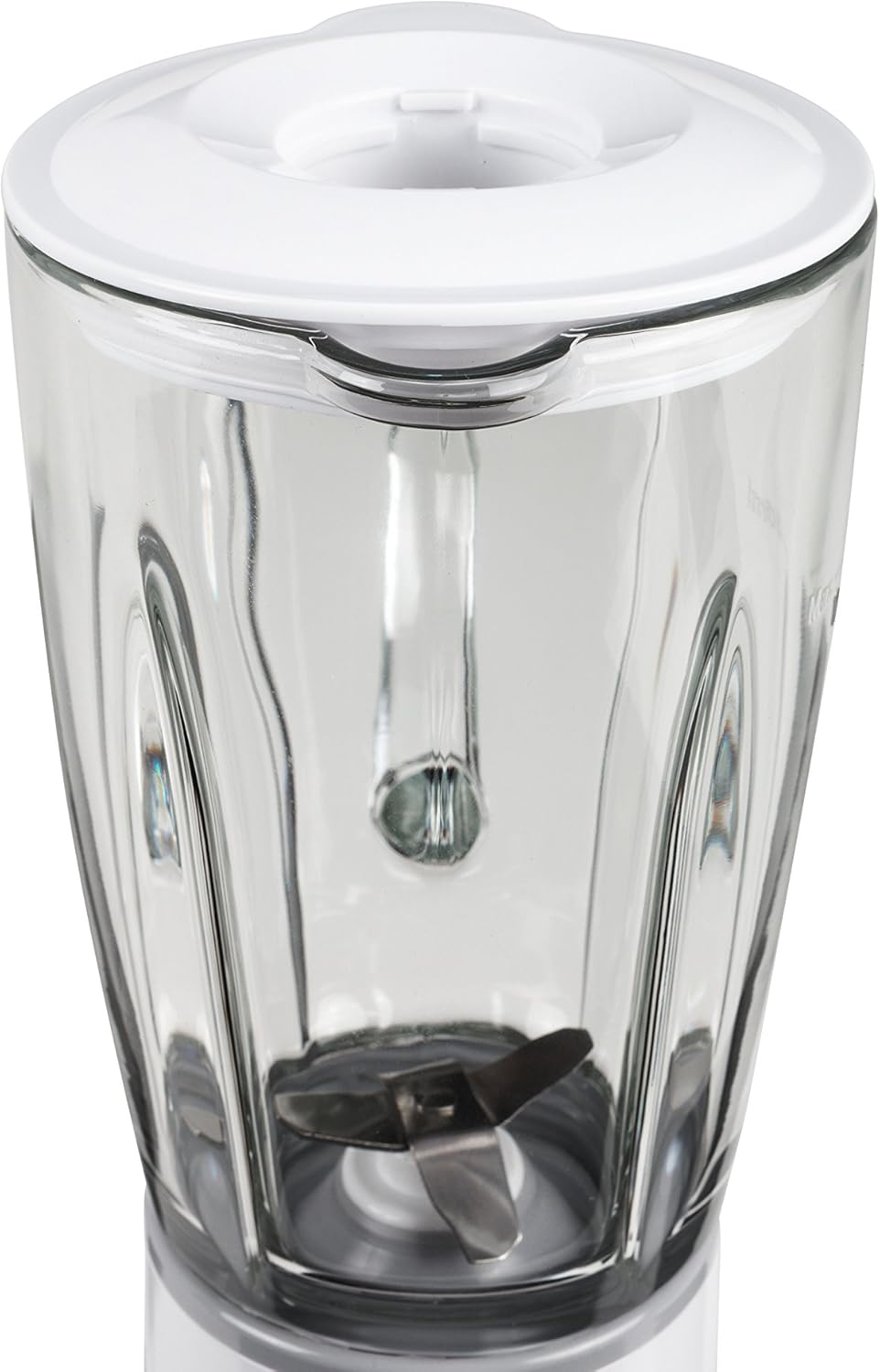 Tristar BL-4431 Mixer – Edelstahlklingen – 2 Geschwindigkeiten - 450 ml Glaskanne - Kompakt