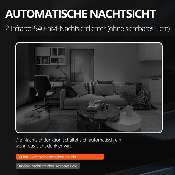 Mini Kamera - 1080P HD - Mini-Kamera - Überwachungskamera - Kamera Überwachung Aussen Innen - Bewegu