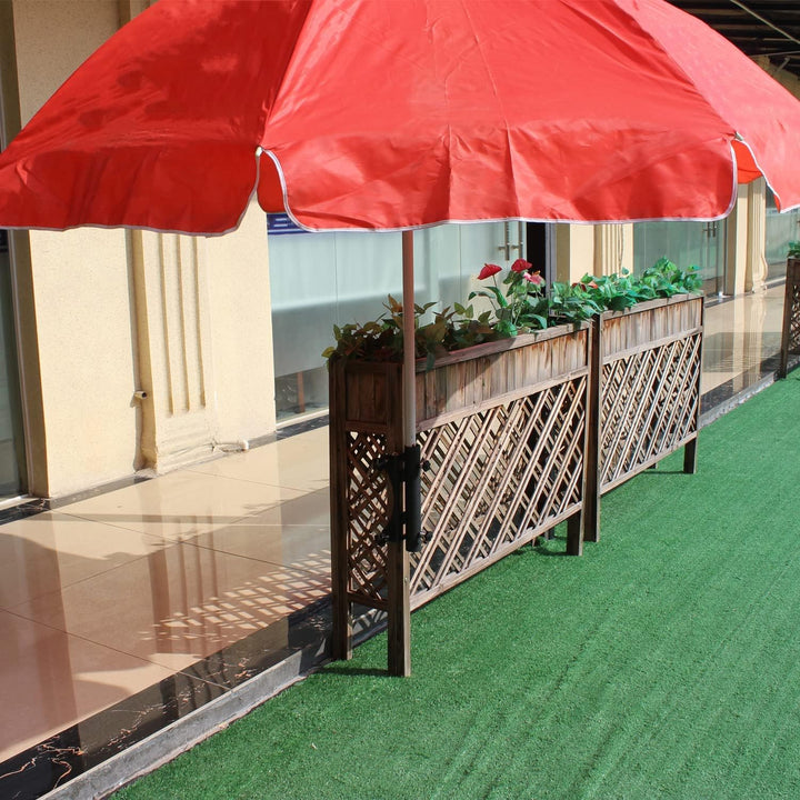 VANROUG Robuste Halterung für Balkonschirme (20 mm - 63 mm), Schirmdurchmesser (23 mm - 38 mm) 1, 1