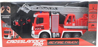 Lexibook RCP20 Crosslander pro, RC Fire Truck, ferngesteuertes Feuerwehrauto, Lichteffekte, Wassersp