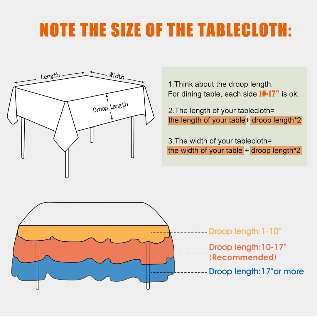 WAITER TREE Tischdecke leinen Hochwertig Tischdecke Abwaschbar Tischtuch Pflegeleichte Tischdecke Le