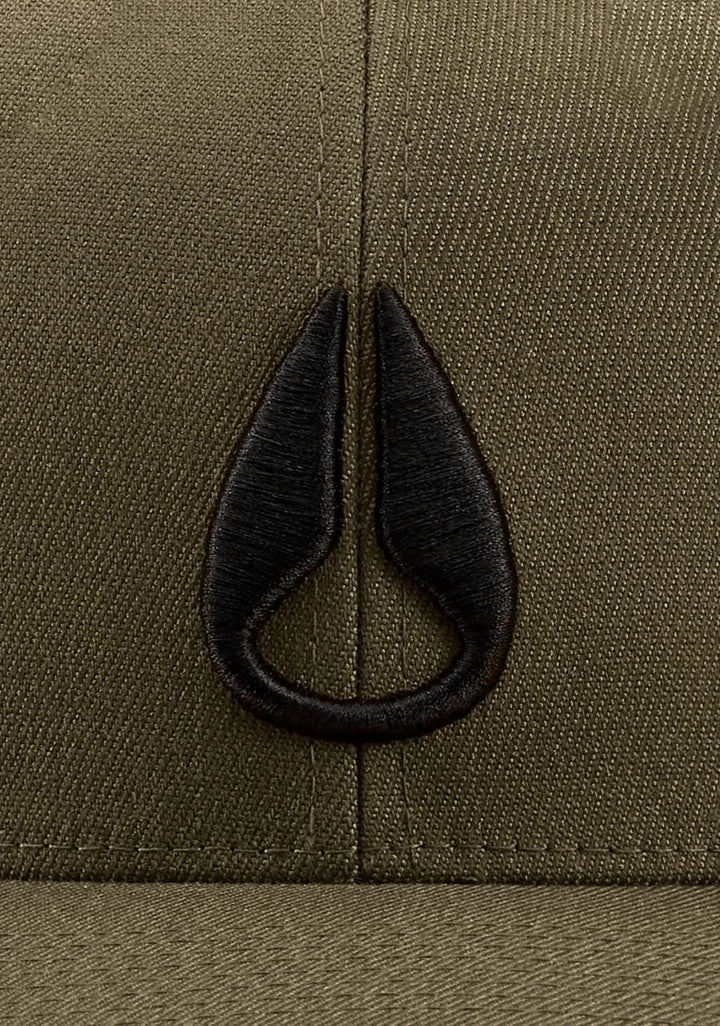 NIXON Herren Deep Down Ff Athletic Fit Hut S Dark Olive, S Dark Olive