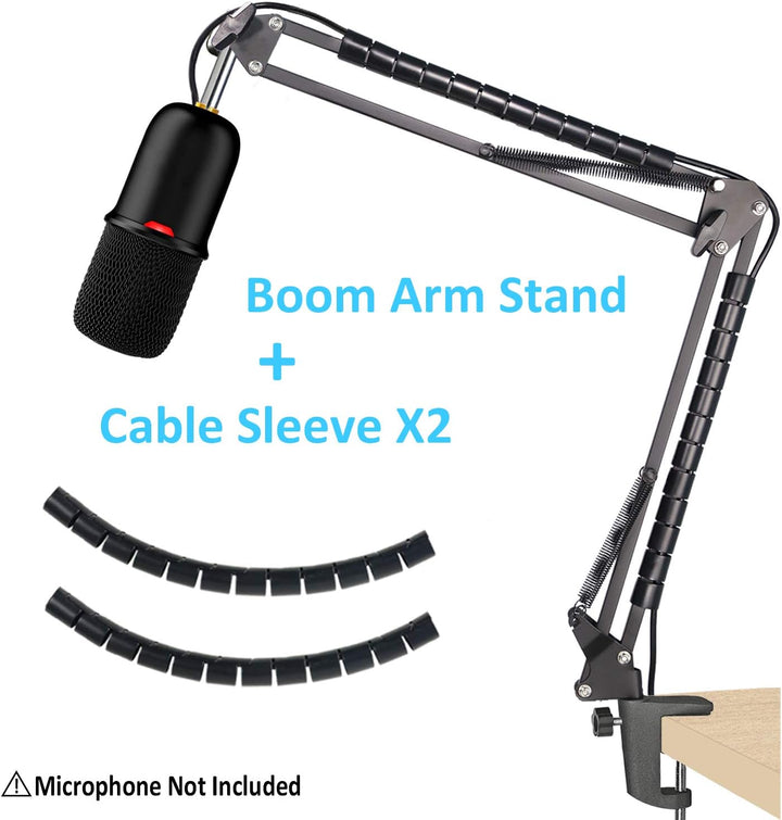 HyperX SoloCast Mikrofon Arm - Mikrofon Halter mit Kabelbinder Montage für HyperX SoloCast Kondensat