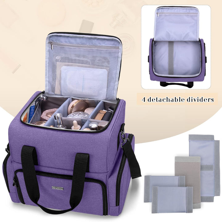 BAFASO Kosmetik Organizer Tasche, Make Up Tasche für Damen, Kulturtasche mit Grosser Kapazität, Kosm