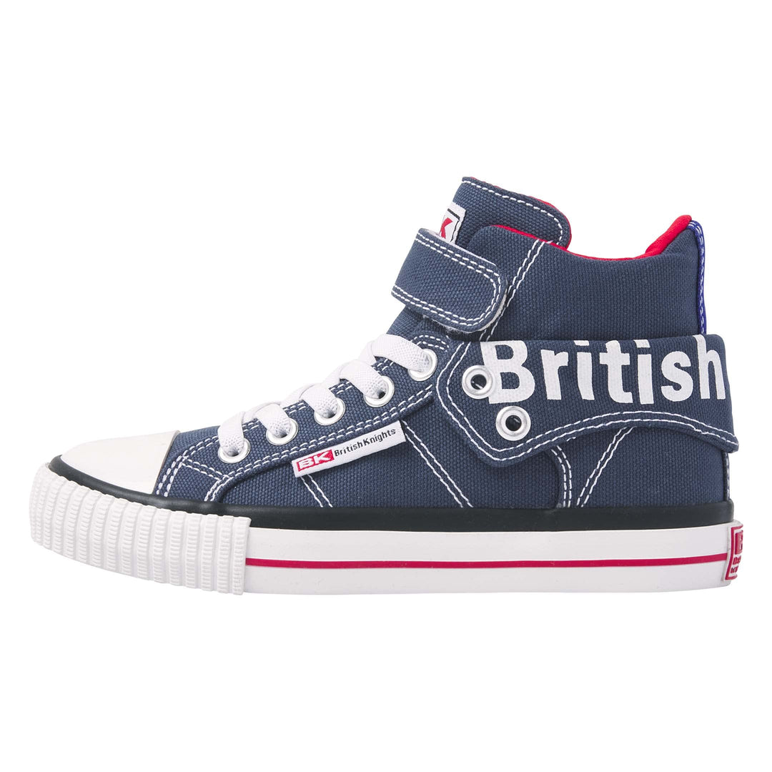 British Knights Jungen Roco Sneaker, 23 EU Dunkelblau Rot Blau