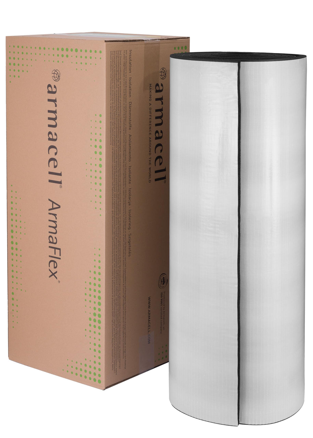 Armacell Armaflex selbstklebende Kautschuk-Dämmmatte 6mm - 50cm x 1m | Flexible Kautschukmatte zur W