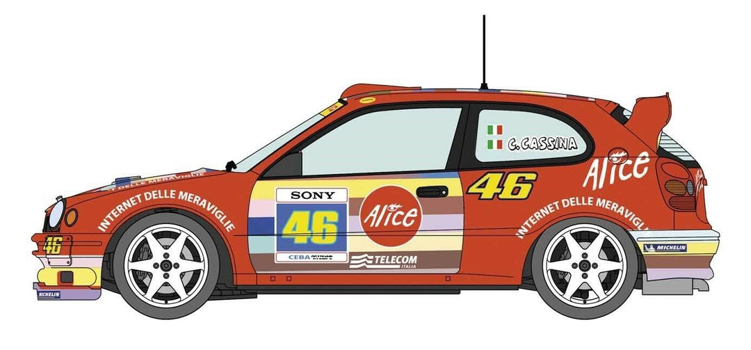 Hasegawa 20619, Valentino Rossi Modellbausatz, Mehrfarbig, Small