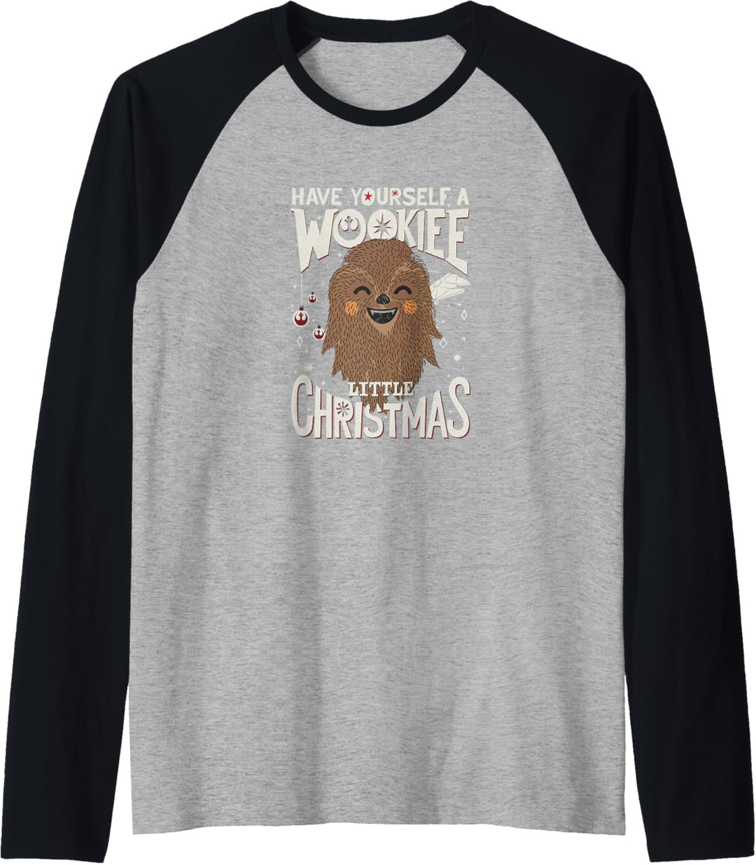 Star Wars Chewbacca Have Yourself A Wookiee Little Christmas Raglan