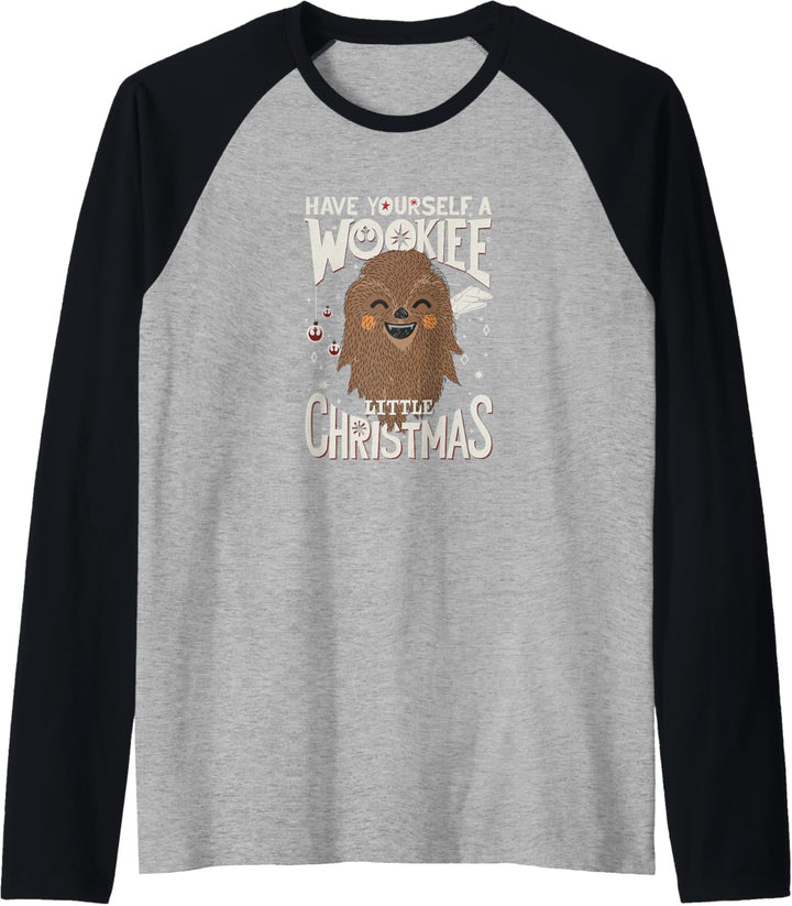 Star Wars Chewbacca Have Yourself A Wookiee Little Christmas Raglan