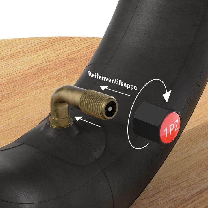 1PZ SWE-T5V 10x2.5 Schlauch mit Winkelventil Ersatz für 10 Zoll Smart Self Balancing Elektroroller 3